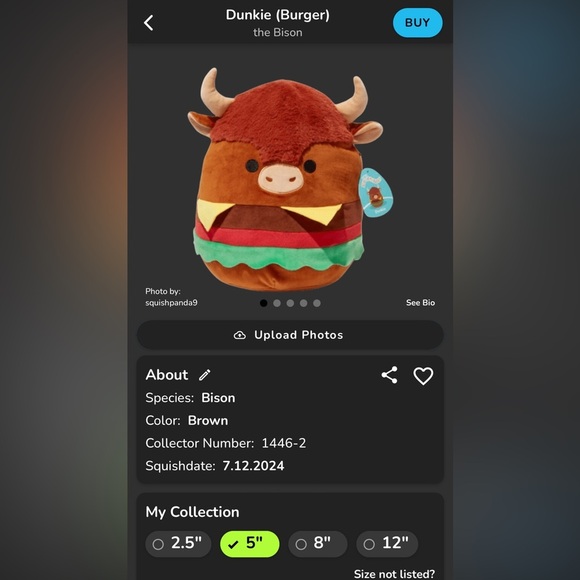 BNWT: 5” Dunkie Squishmallow - Picture 9 of 9